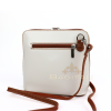 V1552T Two Tone Small Leather Crossbody Bag