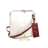 6 V1552T Two Tone Small Leather Crossbody Bag