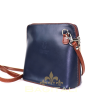 7 V1552T Two Tone Small Leather Crossbody Bag