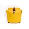 V121 Genuine Leather Crossbody Bag with front Buckle Closure