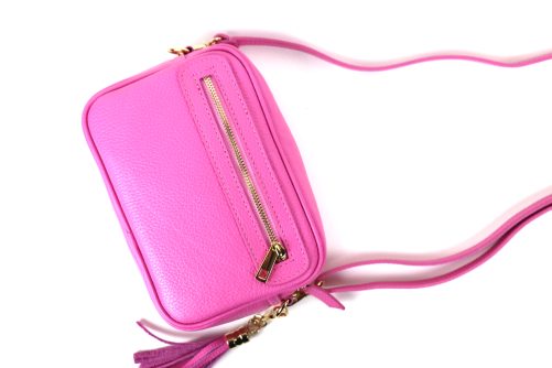 Leather Crossbody Bag V312 - Image 2