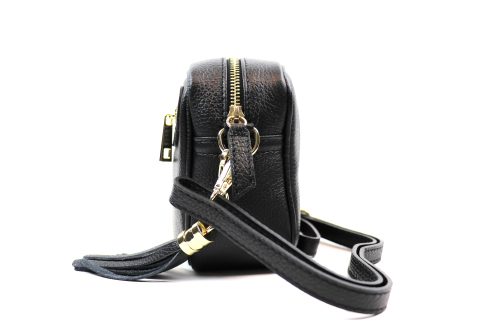 Leather Crossbody Bag V312 - Image 7