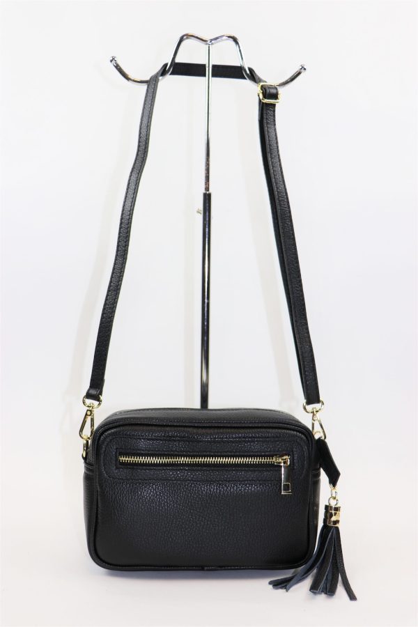Leather Crossbody Bag V312