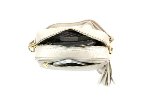 Leather Crossbody Bag V312 - Image 19