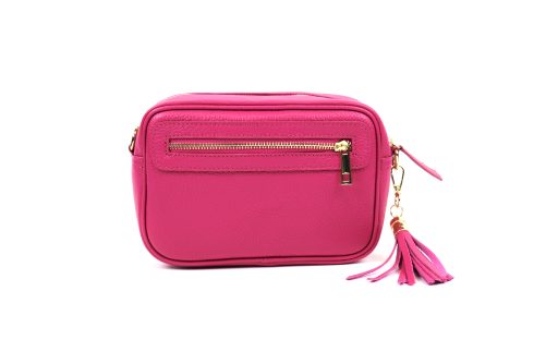 Leather Crossbody Bag V312 - Image 20