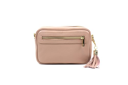 Leather Crossbody Bag V312 - Image 25