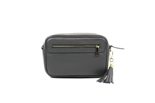 Leather Crossbody Bag V312 - Image 26