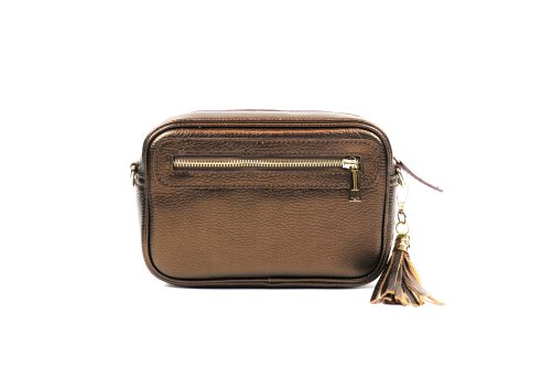 Leather Crossbody Bag V312 - Image 28