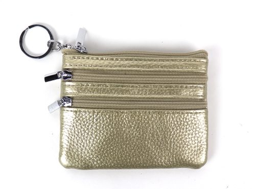 001A Three Zip Small Money Pouch - Image 5