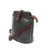 V121 Genuine Leather Crossbody Bag with front Buckle Closure