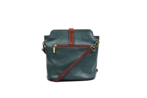 V121 Genuine Leather Crossbody Bag with front Buckle Closure - Image 20