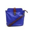 V121 Genuine Leather Crossbody Bag with front Buckle Closure