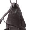 IMG_7952 copy F285 Genuine Leather Stylish Backpack with front Buckle
