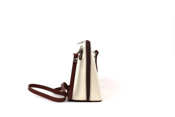 IMG_8216 V1552T Two Tone Small Leather Crossbody Bag