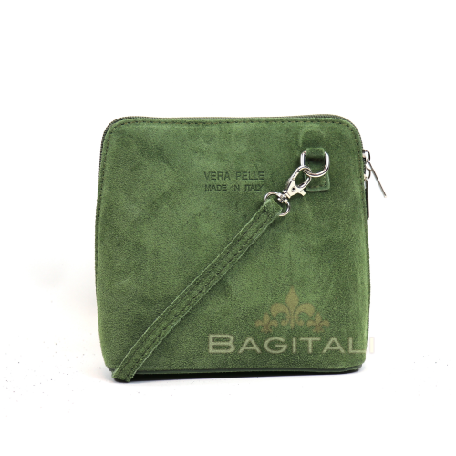 V155S Suede Crossbody Bag Small