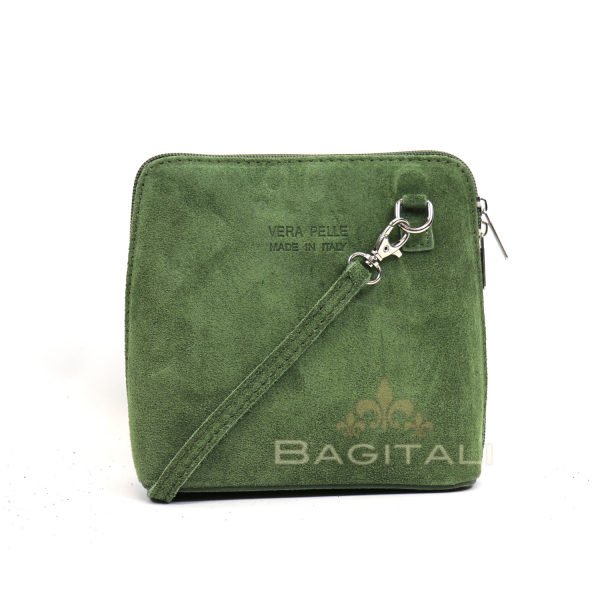 V155S Suede Crossbody Bag Small