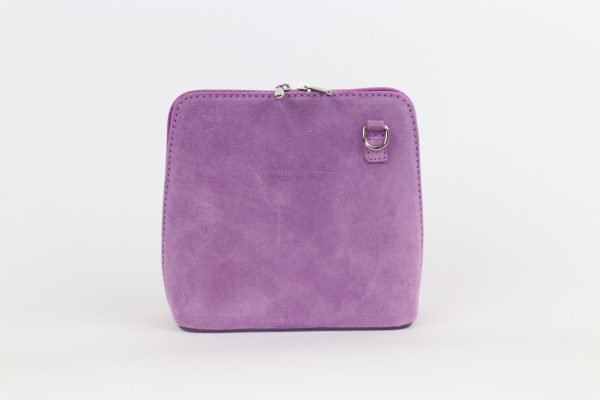 V155S Suede Crossbody Bag Small