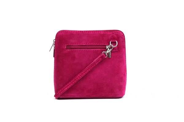 V155S Suede Crossbody Bag Small