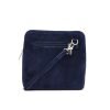 V155S Suede Crossbody Bag Small