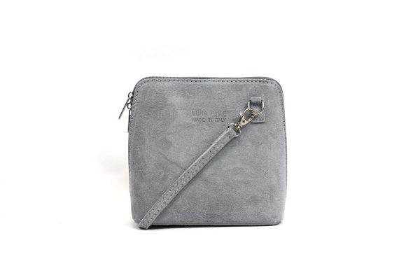 V155S Suede Crossbody Bag Small