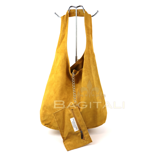 M561S Suede Hobo Bag