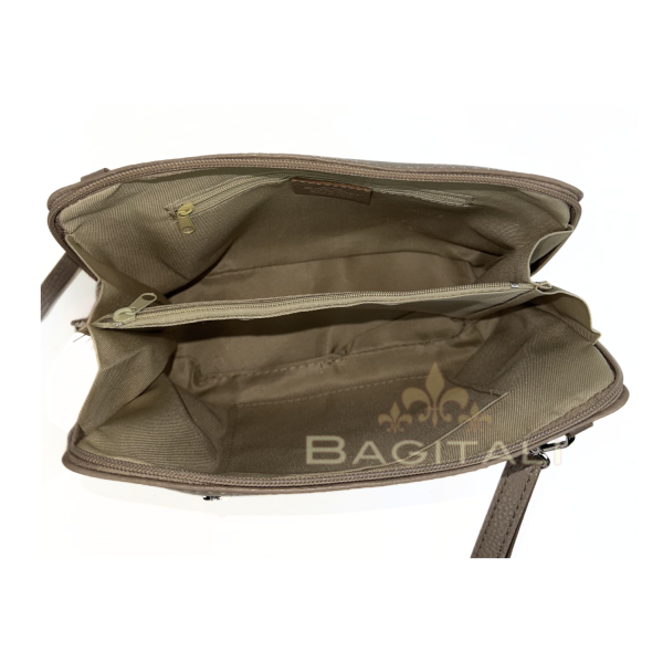 V317 Rectangular Leather Shoulder/Crossbody Bag