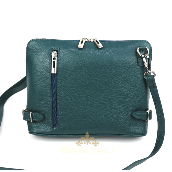 6 V317 Rectangular Leather Shoulder/Crossbody Bag