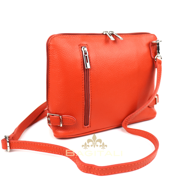 7 V317 Rectangular Leather Shoulder/Crossbody Bag