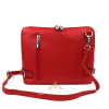 8 V317 Rectangular Leather Shoulder/Crossbody Bag