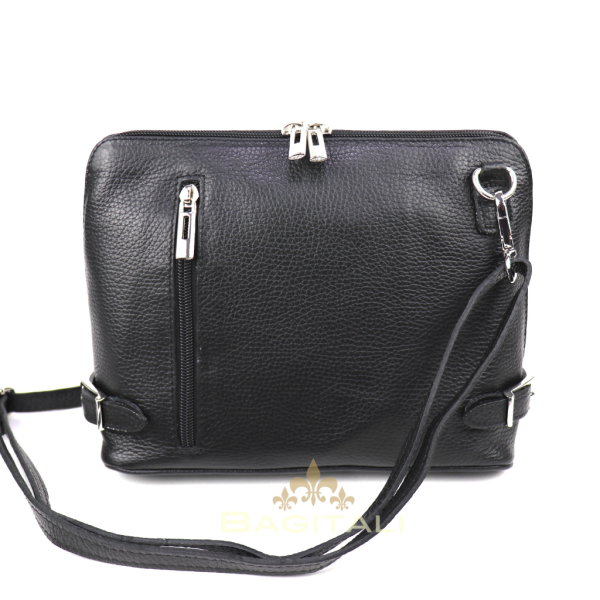9 V317 Rectangular Leather Shoulder/Crossbody Bag