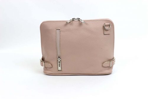 Leather Crossbody Bag V317 - Image 8