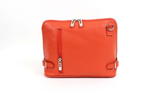 Leather Crossbody Bag V317 - Image 12