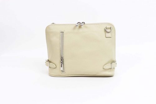 Leather Crossbody Bag V317 - Image 13
