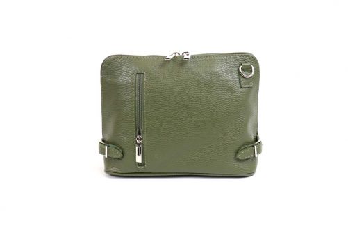 Leather Crossbody Bag V317 - Image 18