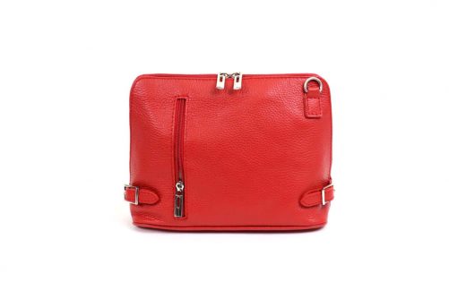 Leather Crossbody Bag V317 - Image 19