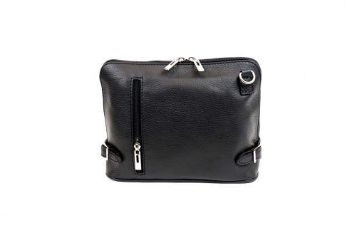 Leather Crossbody Bag V317 - Image 11