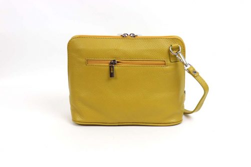 Leather Crossbody Bag V317 - Image 3