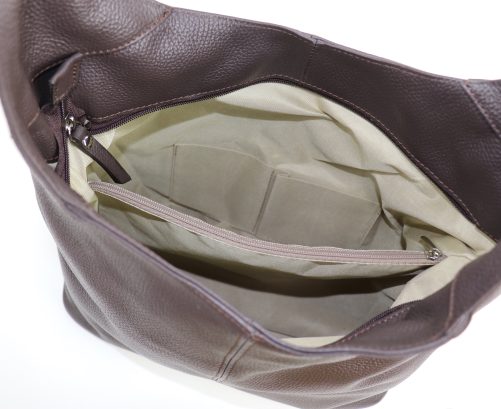 M561(G) Grain Leather Hobo Bag - Image 5