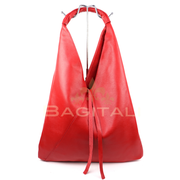 10 M589G Large Leather Hobo Bag