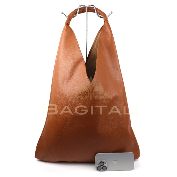 11 M589G Large Leather Hobo Bag