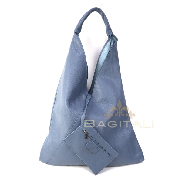 M589G Large Leather Hobo Bag
