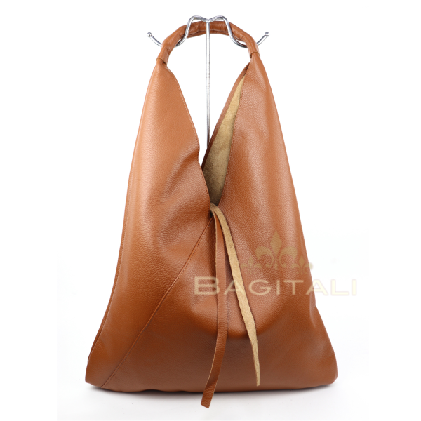 M589G Large Leather Hobo Bag