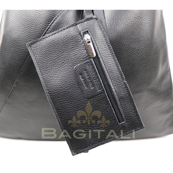 5 M589G Large Leather Hobo Bag