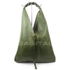 6 M589G Large Leather Hobo Bag