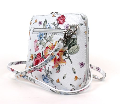 V155 Floral Print Small Crossbody Bag - Image 3