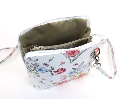 V155 Floral Print Small Crossbody Bag - Image 5