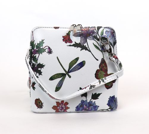 V155 Floral Print Small Crossbody Bag - Image 6