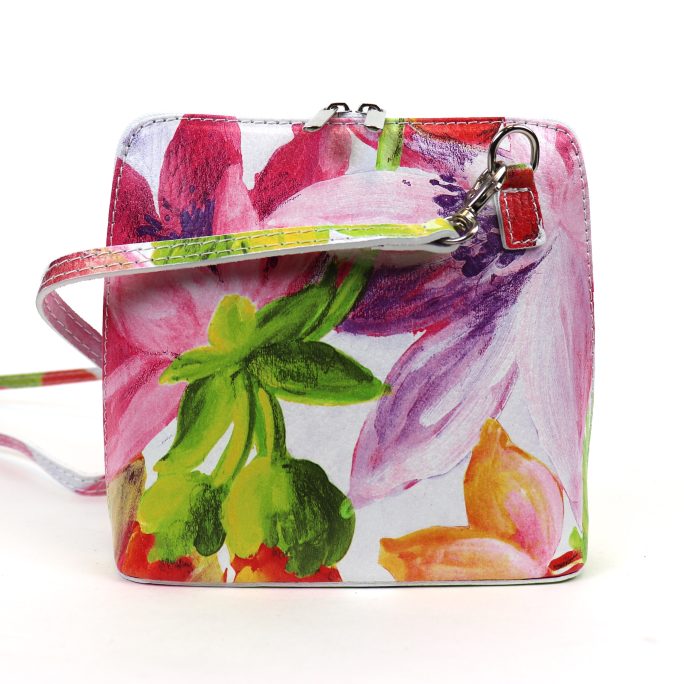 V155 Floral Print Small Crossbody Bag