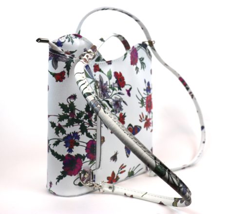 Convertible Floral Leather Bag F219 - Image 6