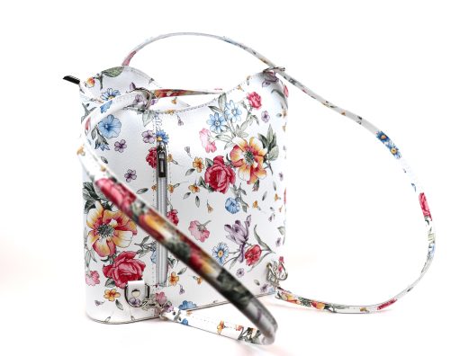 Convertible Floral Leather Bag F219 - Image 4